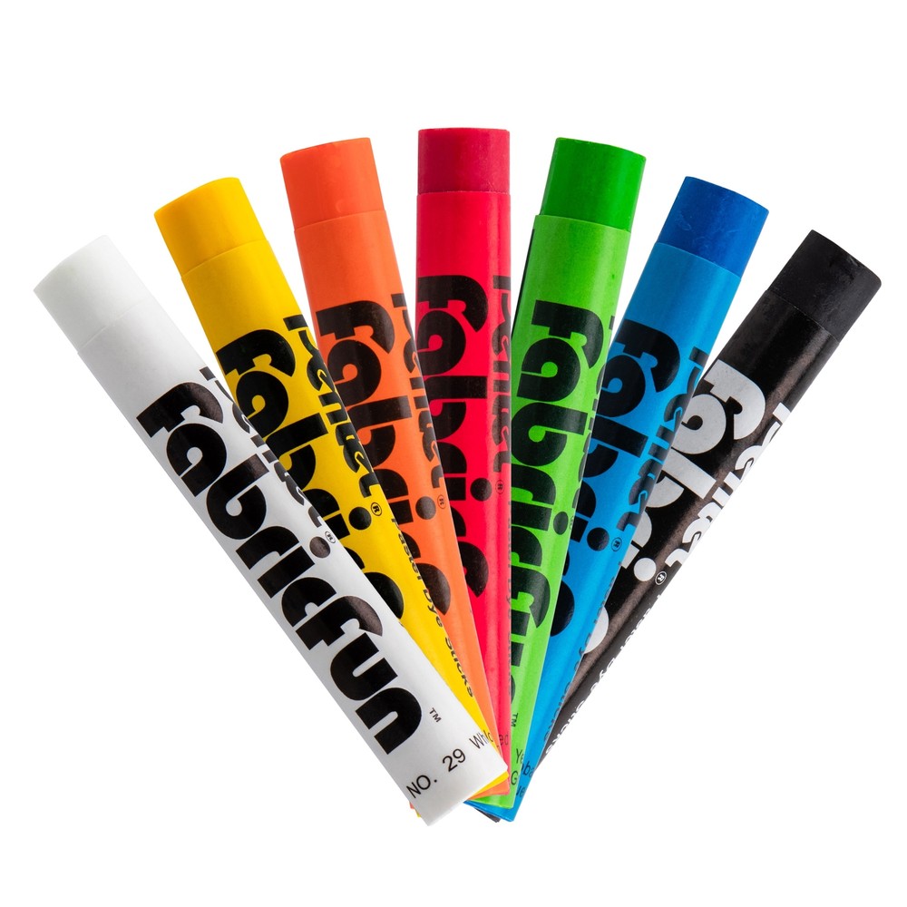 Fabric Fun Pastel Dye Sticks 7/Pkg Assorted Colors