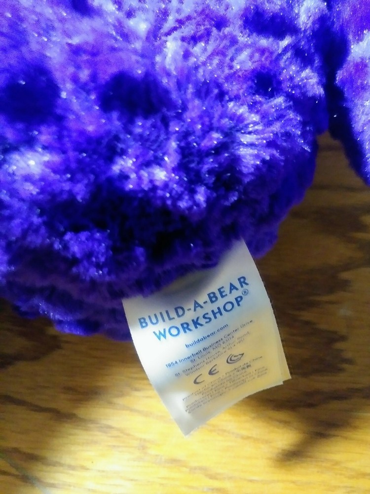 BABW Disney Descendants Purple Blue Bear Plush