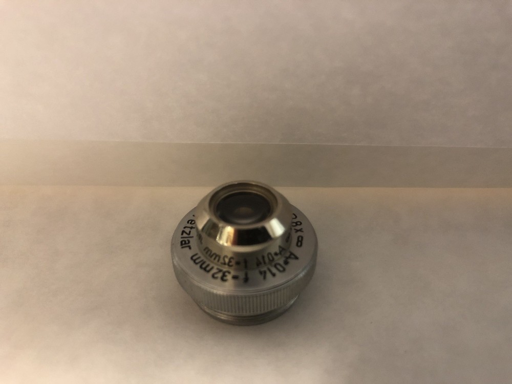 Leitz Microscope Objective Lens B8X ∞ 32mm 8X/0.14 Macro