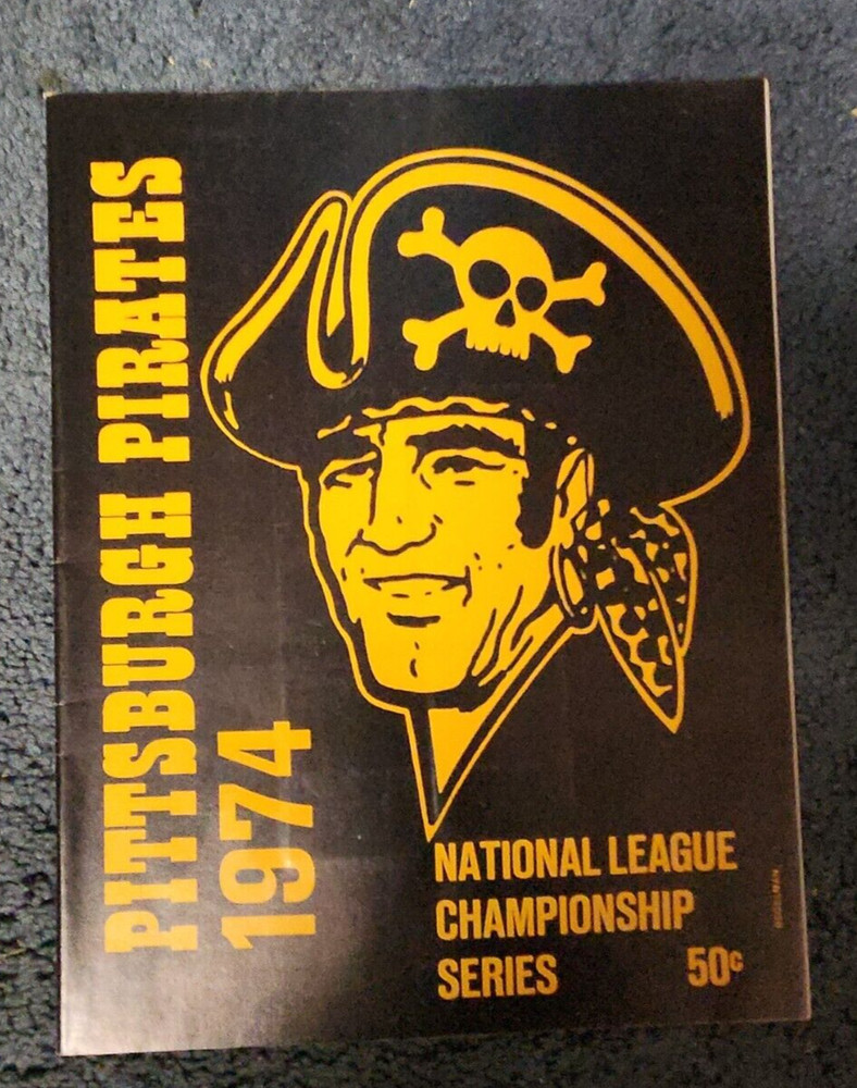 🔥Vintage MLB 1974 NLCS #2 PIRATES VS DODGERS Program W/Tickets  Score Kept
