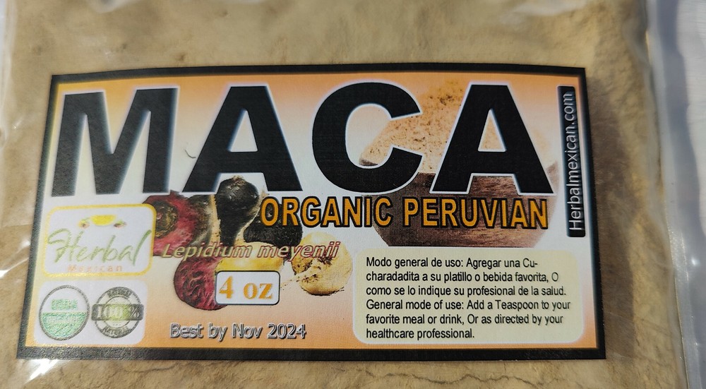4oz Maca, maca root powder, organic yellow maca powder, peruvian raw maca root !
