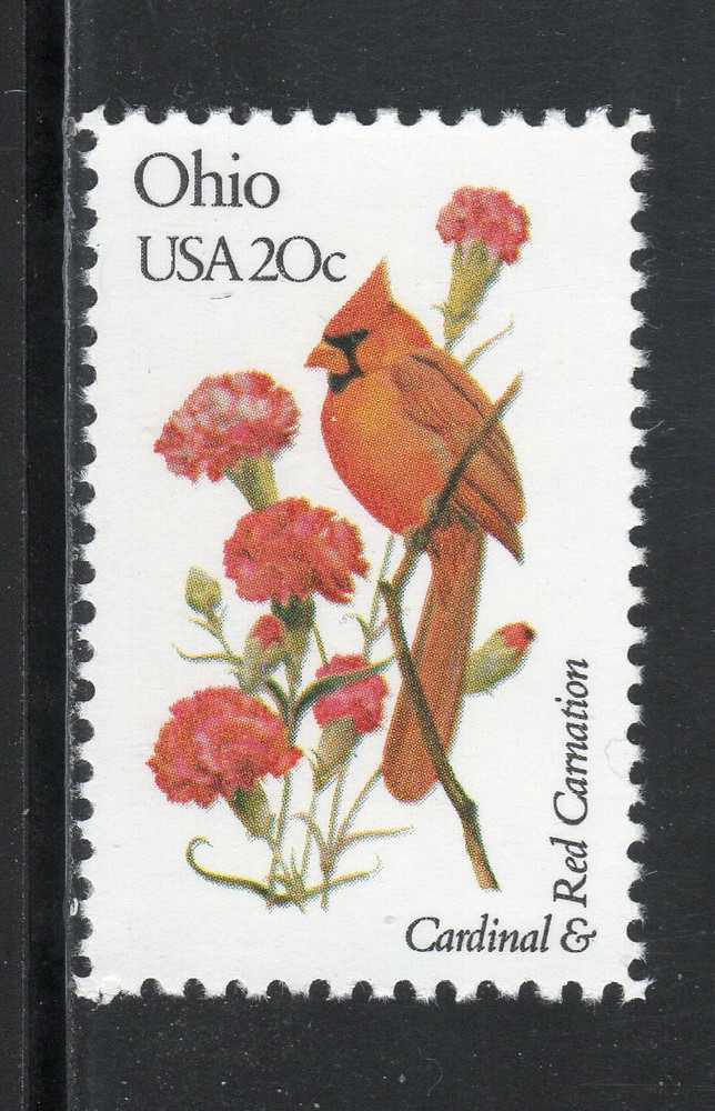 1987 * OHIO * U.S. Postage 20c Stamp MNH