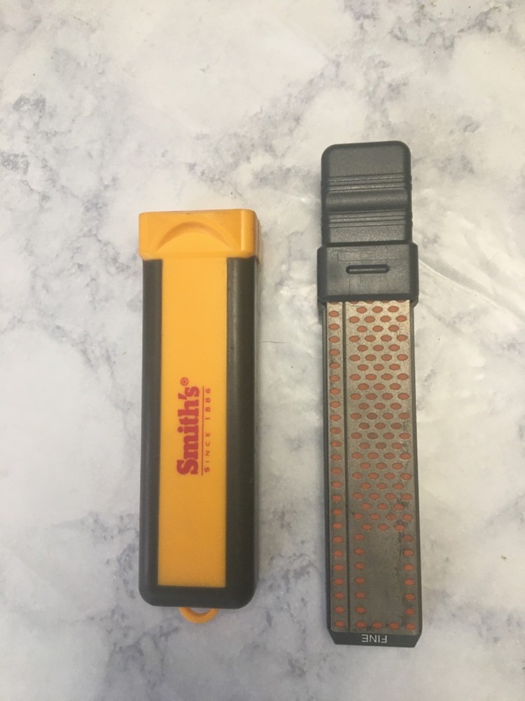 Smith's DCS4 Diamond Combination Fine Coarse Sharpener Sharpening Stone Compact