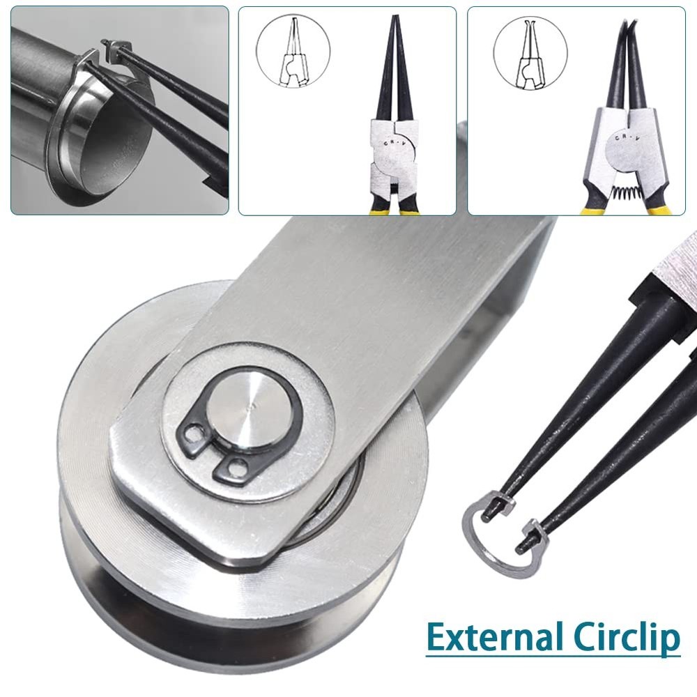 Cable Pulley Wheel Stainless Swivel 2 Pack New