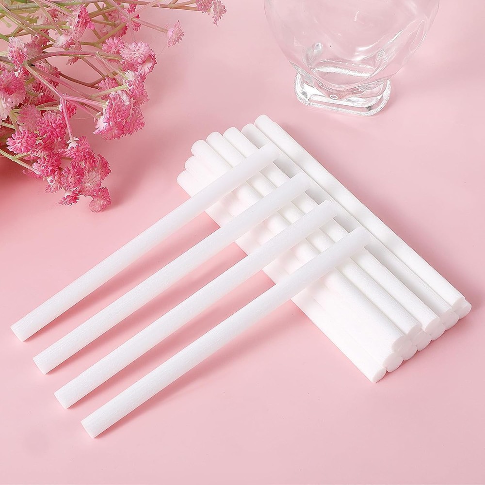 24 Pcs Humidifier Wicks Sticks Diffuser Wicks Replacement Cotton Refill Stick 5.