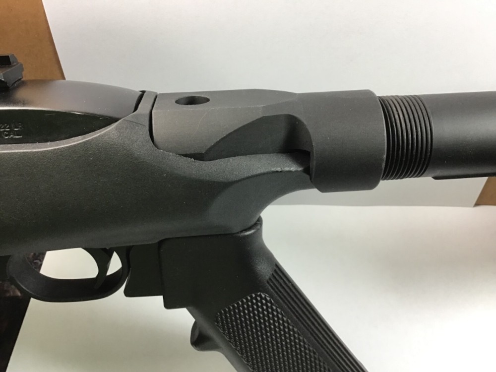 Ruger 22 Charger thread adapter w/QD sling socket **ALUMINUM HARD COAT ANODIZED*