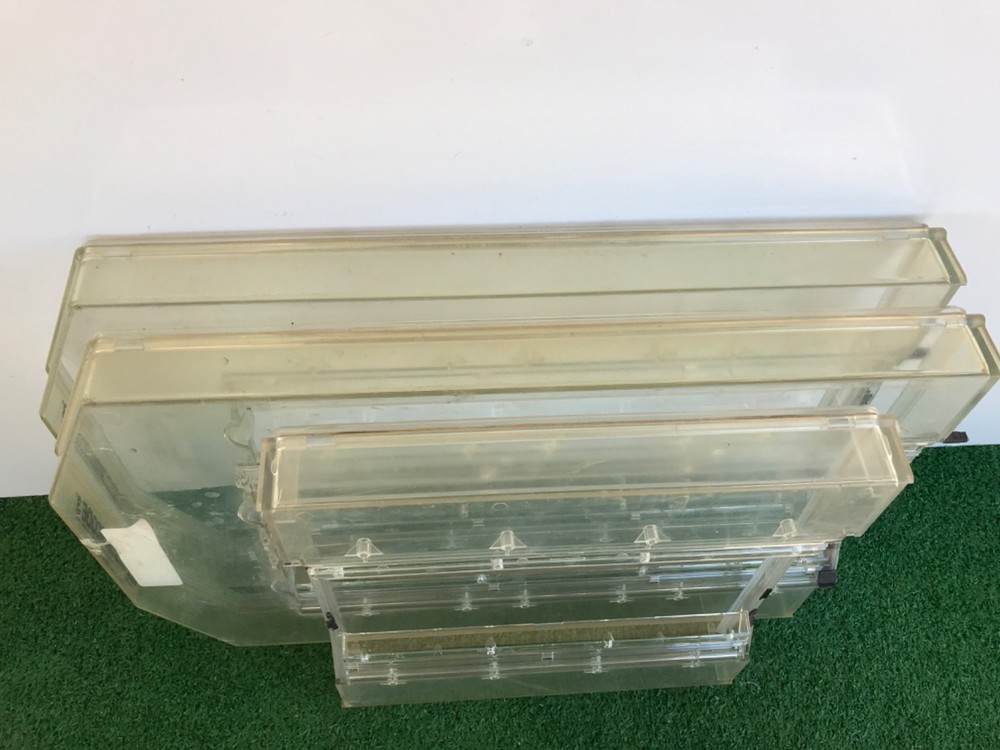 Code 3 Excalibur LED LED-X 2100 Lower Bottom Clear Lightbar Outer Lens Set #2