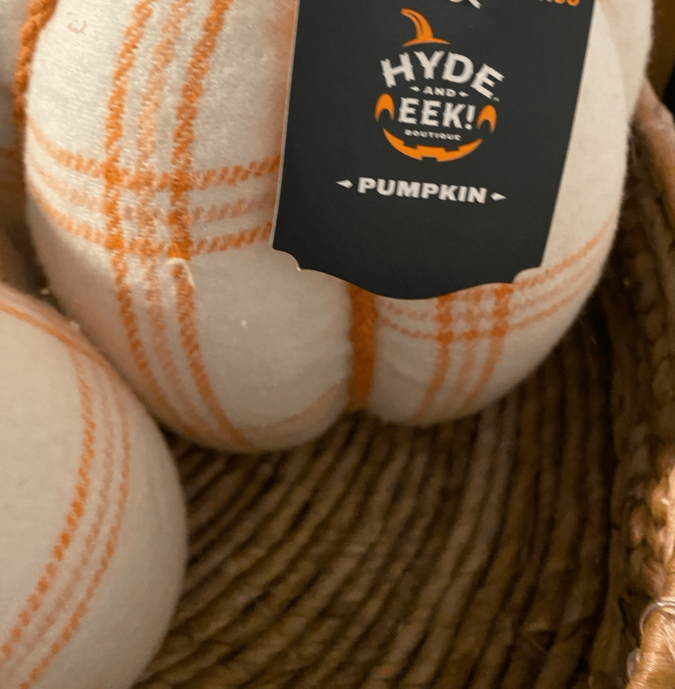 Hyde & Eek Pumpkin Decor