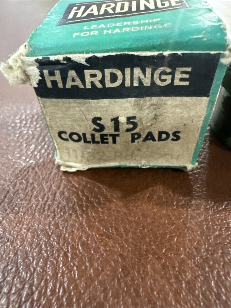 Hardinge S15 Collet Pads 11/32 #PT-1