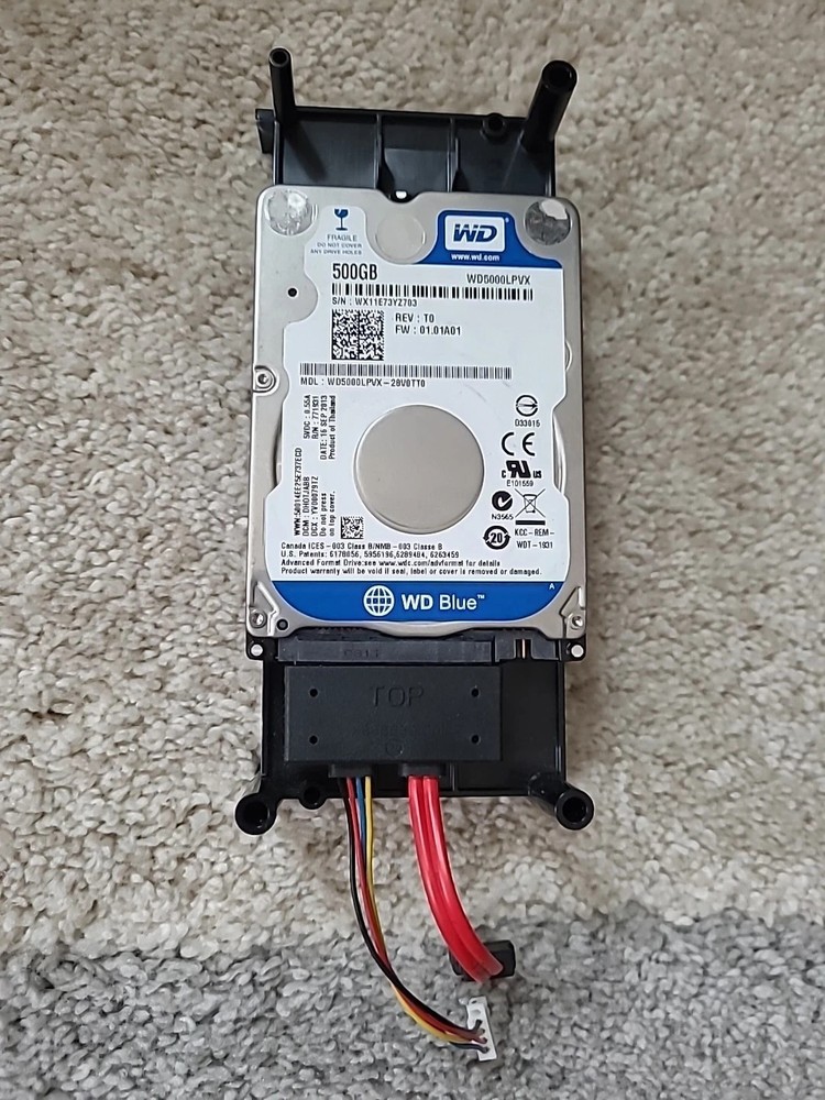 Xbox One 500 GB Hard Drive Caddy , Connector Cable Complete Assembly