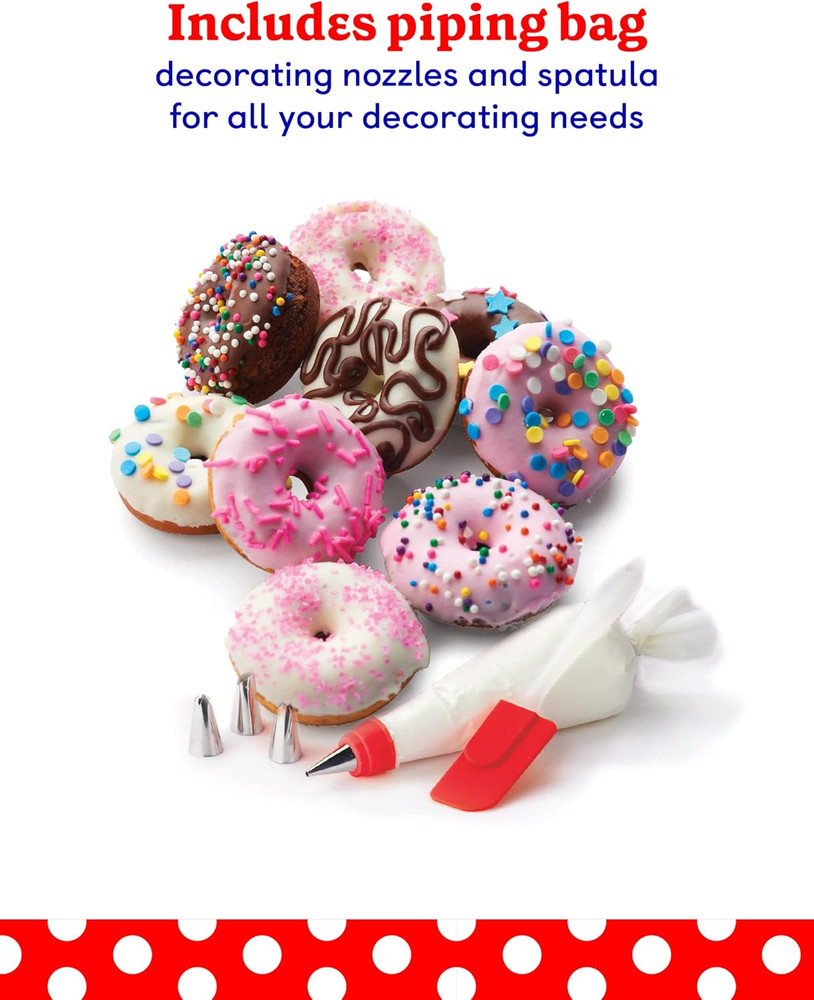 Donut Maker, Mini Donut Maker with Nonstick Surface, Mini Donut Maker Machine wi