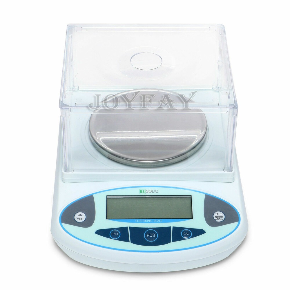 U.S. Solid Analytical Balance 200 x 0.01 g 10mg Lab Digital Precision Scale