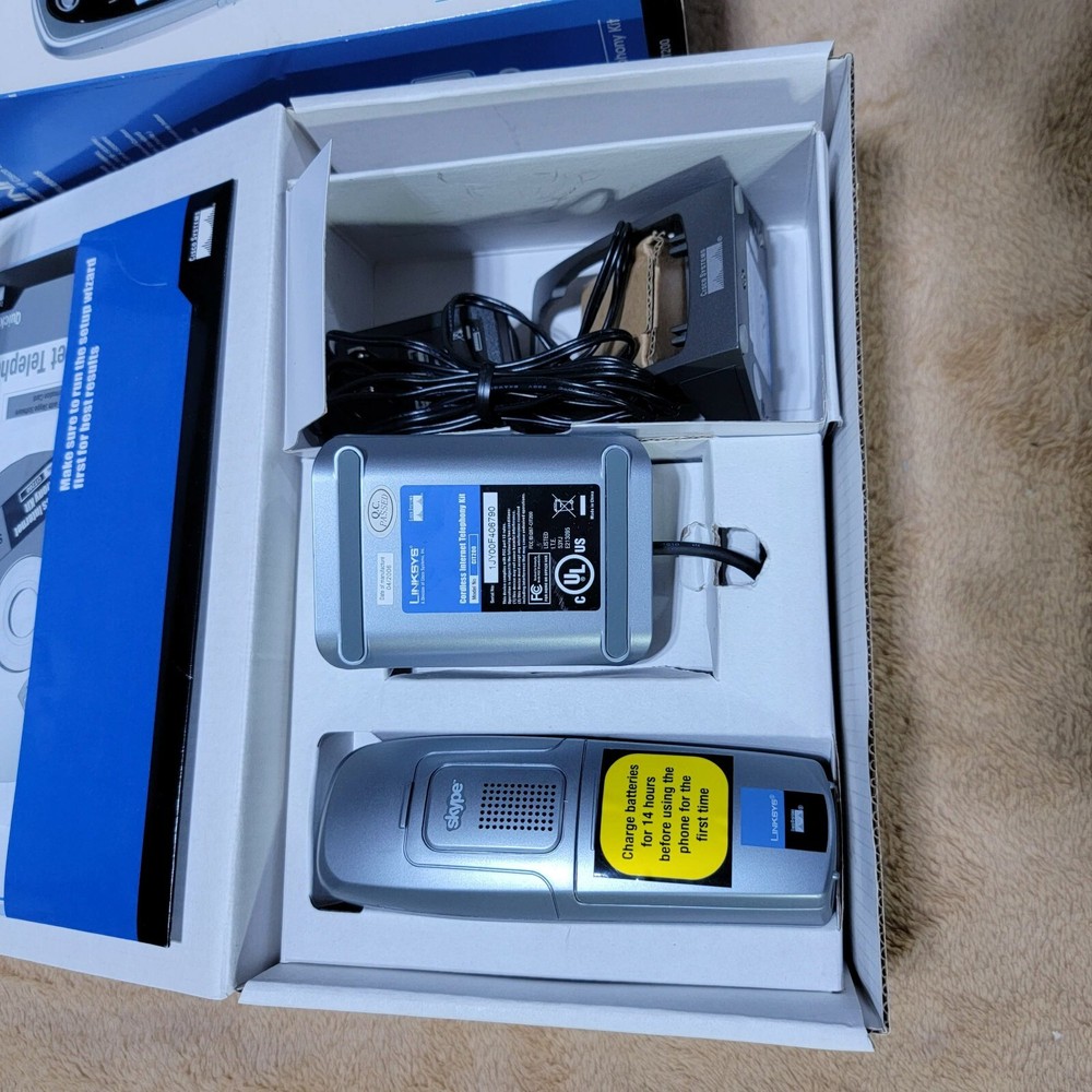 LINKSYS SKYPE CORDLESS INTERNET TELEPHONY KIT
