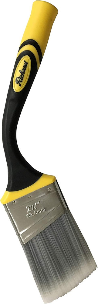 80833 Goose Neck Angular Paint Brush with Flexible Soft Grip Handle, 2-1/2"