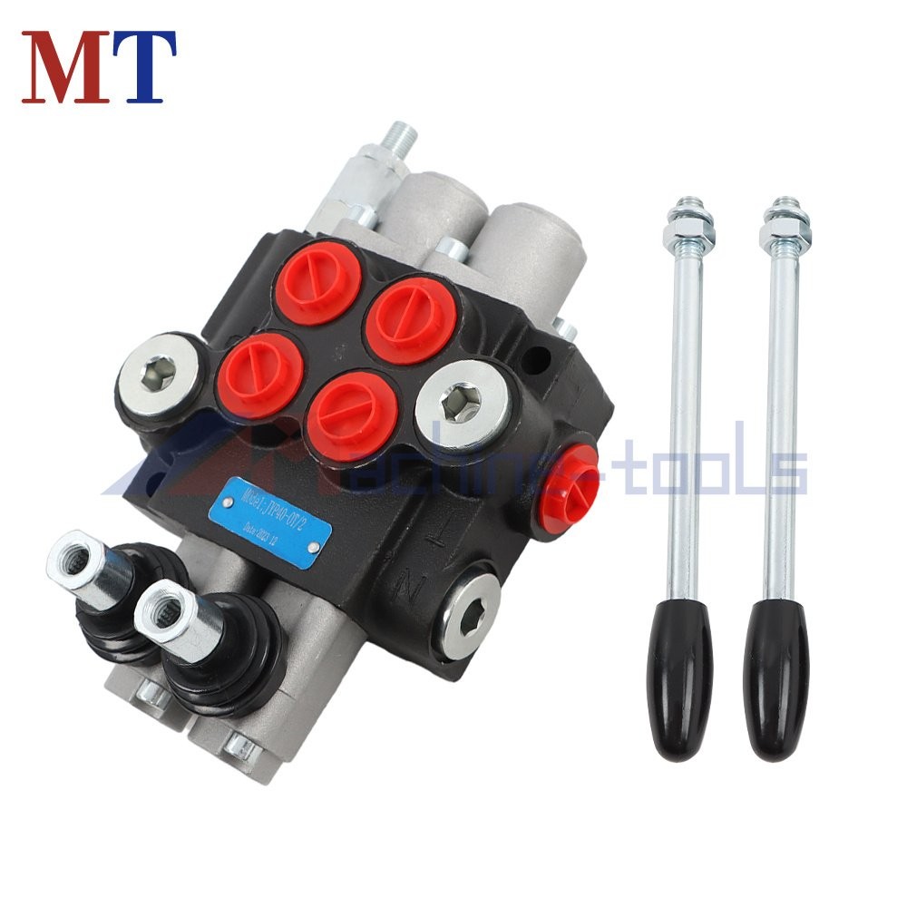 BSPP 2 Spool High-Flow Valve 3600 PSI for Custom Hydraulic Systems