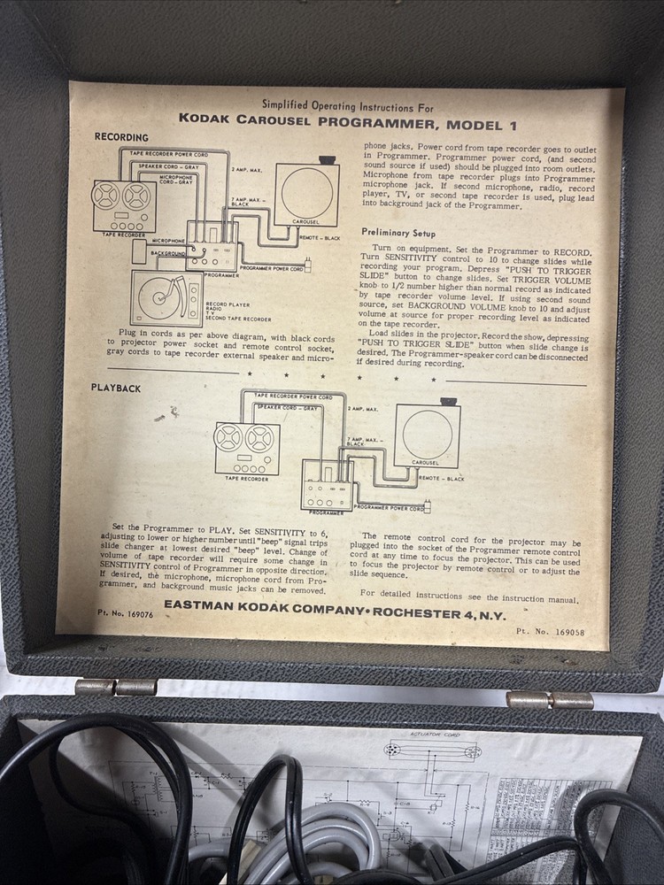 Vintage Kodak Carousel Slide Programmer Model 1 Untested See Description