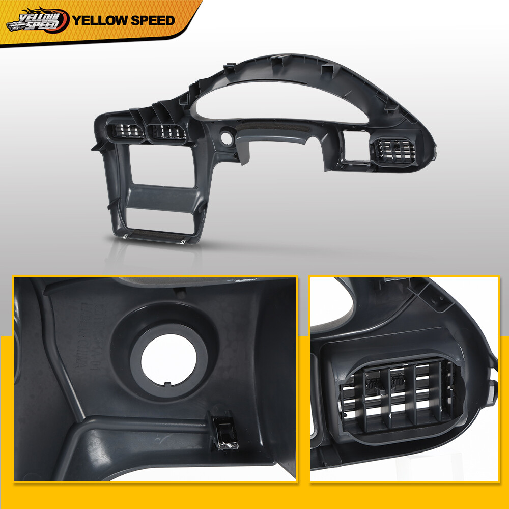 Fit For 2000-2005 Chevy Cavalier Dash Panel Dashboard Cover Speedometer Bezel