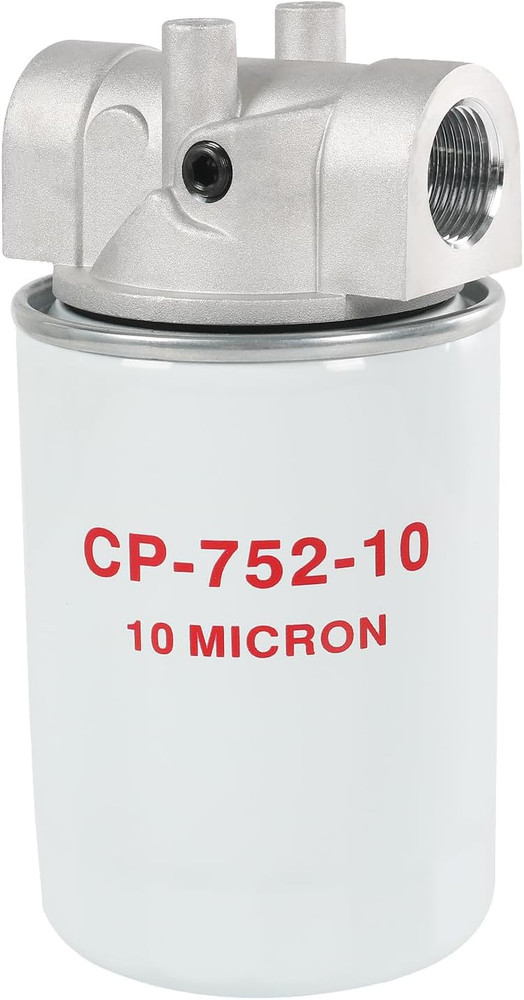10 Micron Hydraulic Oil Filter Assembly, Spin-On Design, Return Line Filter with