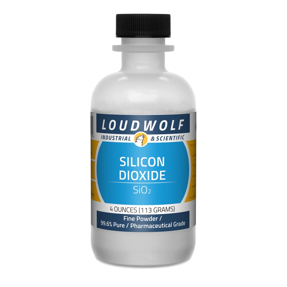 Silicon Dioxide, 4oz, Pharmaceutical Grade, Sturdy Bottle, SHIPS SAME DAY