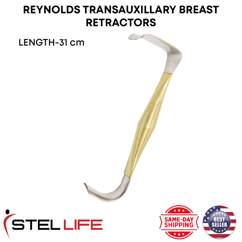 Reynolds Transauxillary Augmentation Breast Retractor 31cm Plastic Surgery Tools