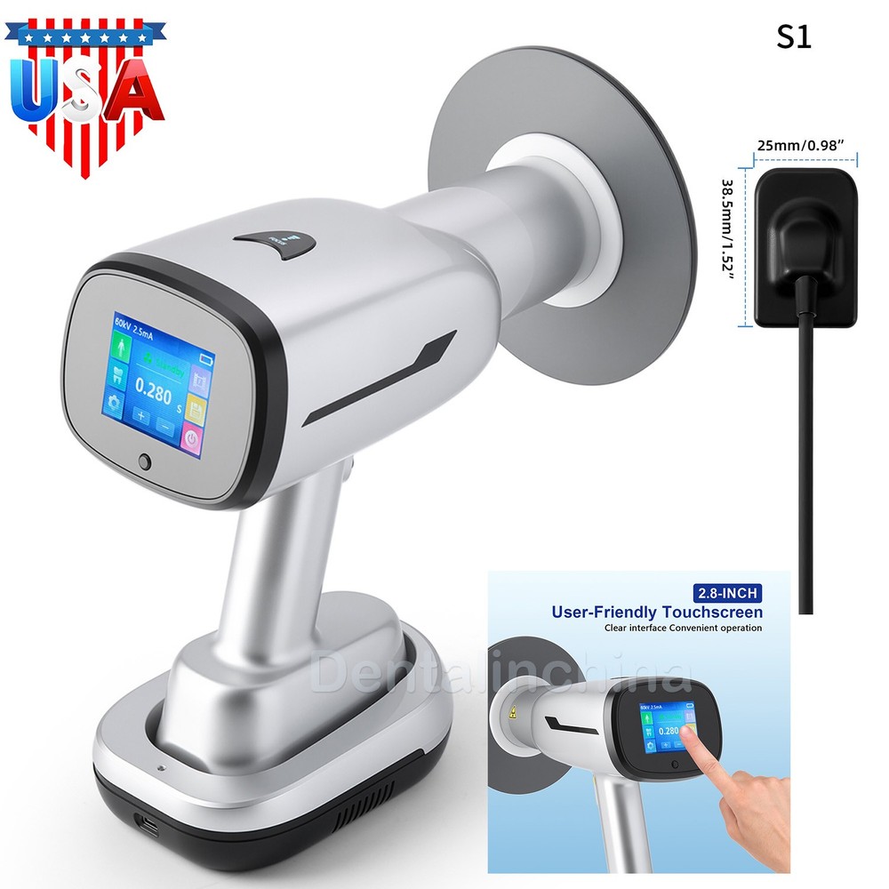 Portable raymachine Dental Mobile Unit Digital Machine with Shield+Sensor Size 1