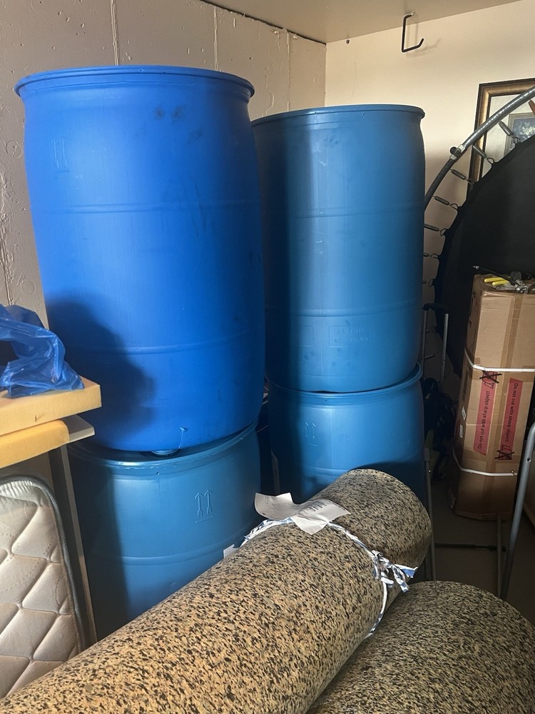 55 Gallon Plastic Drums Pickup