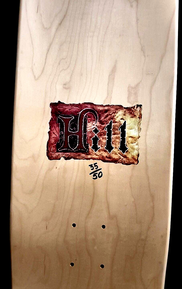 Frankie Hill Signed Hook #35/50 Autograph Skateboard Auto Deck Bones Brigade