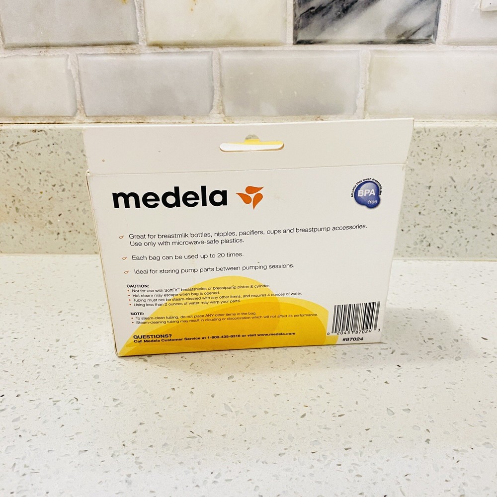 Medela Quick Clean Micro-Steam Bags, 5 Count