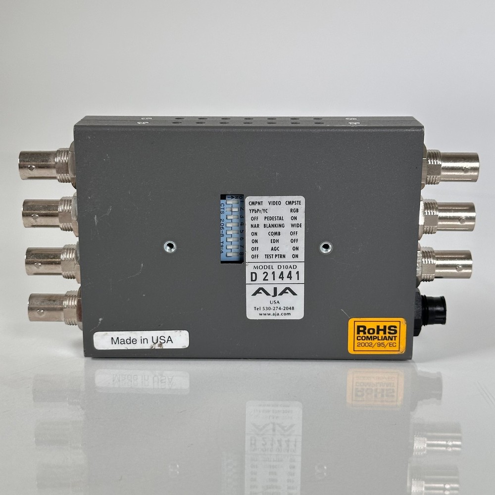 AJA D10AD Component/Composite Analog To SDI Converter