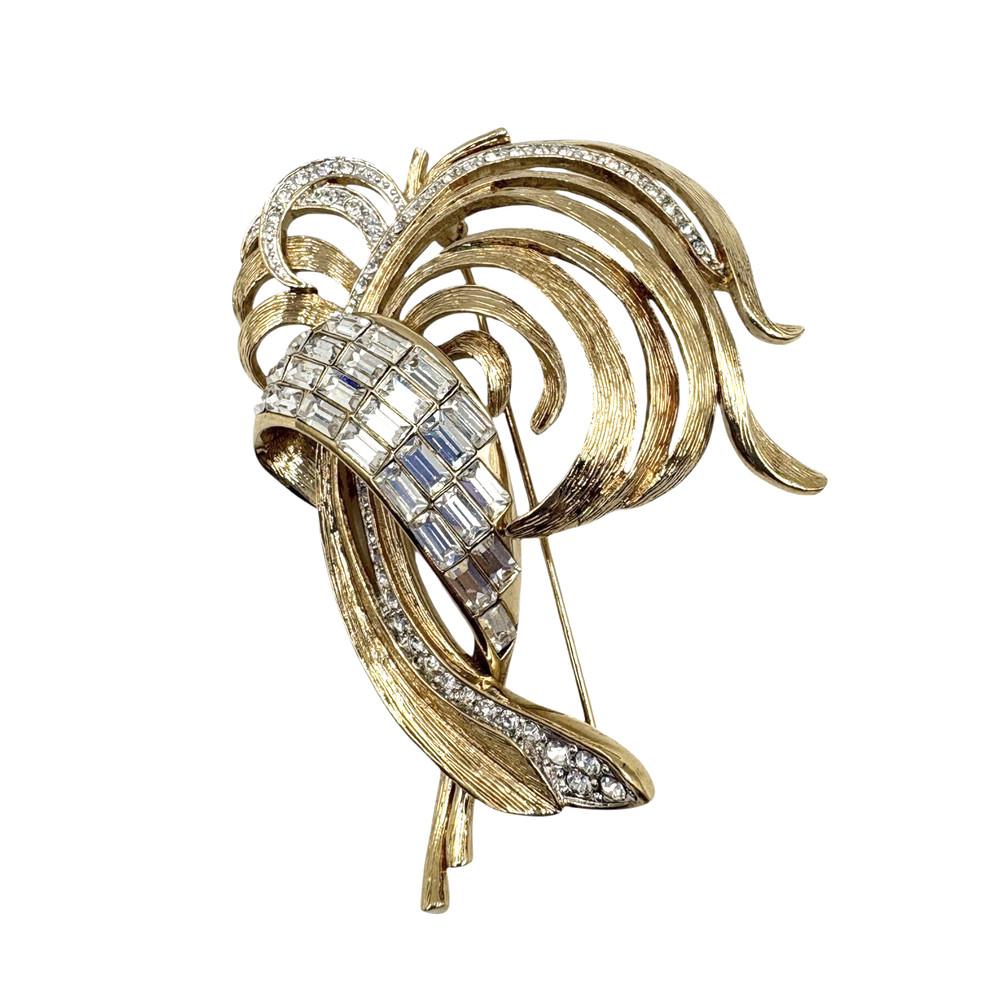 Nolan Miller Wave Tree Brooch