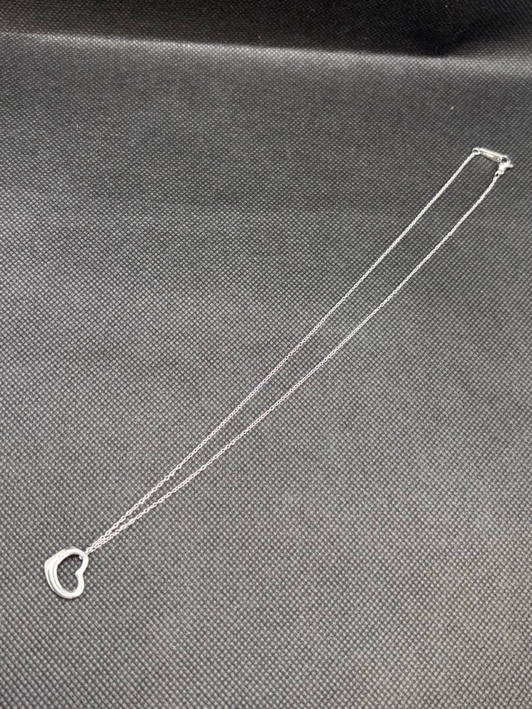 Tiffany & Co. Peretti Silver Open Heart S