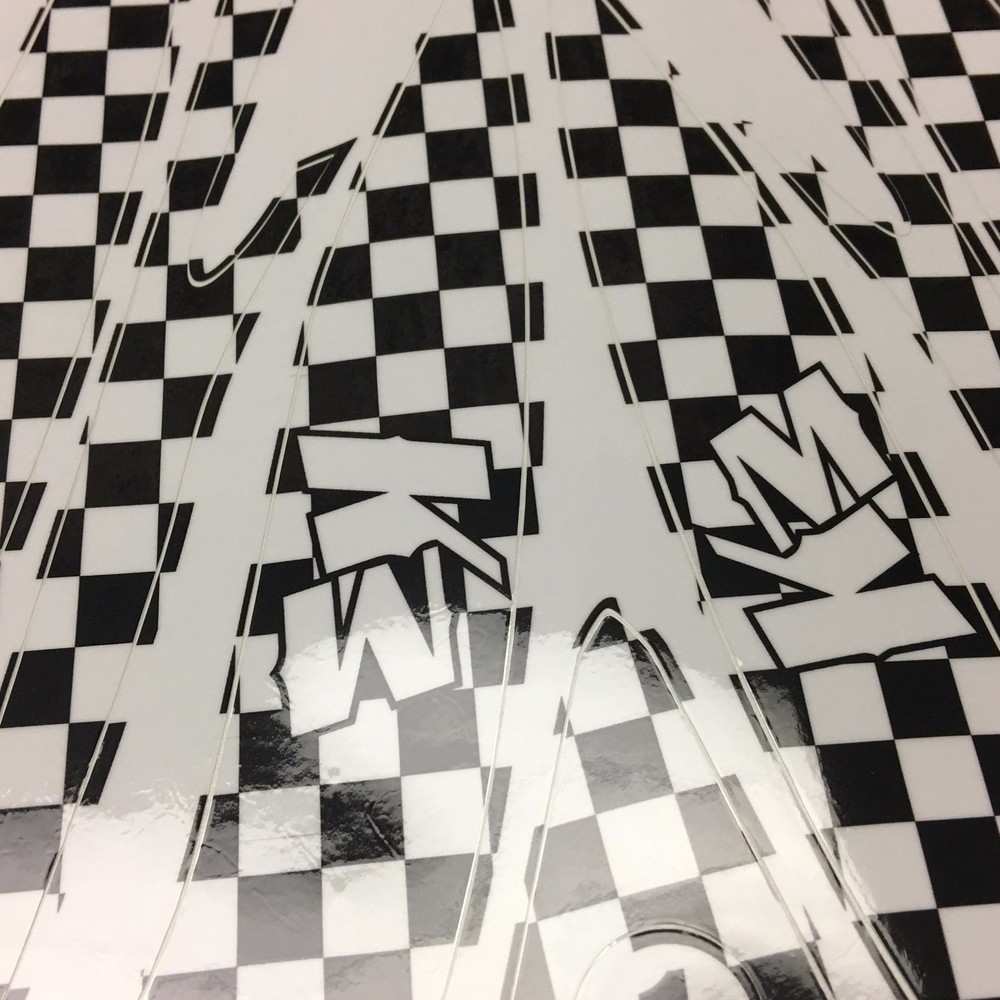 NEW KM Paintball Rotor Loader Wrap - KM Checkers Black