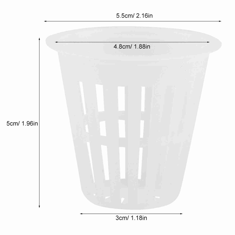 10pcs/Set Durable Safe Plastic Hydroponic Basket Cup For Garden Balcony