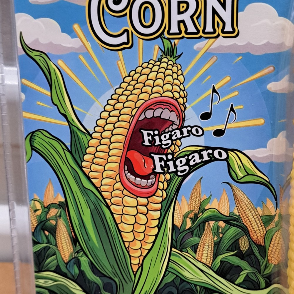 🌽 Archie McPhee - Opera Corn - Singing Corn Cob Gag Gift 🌽