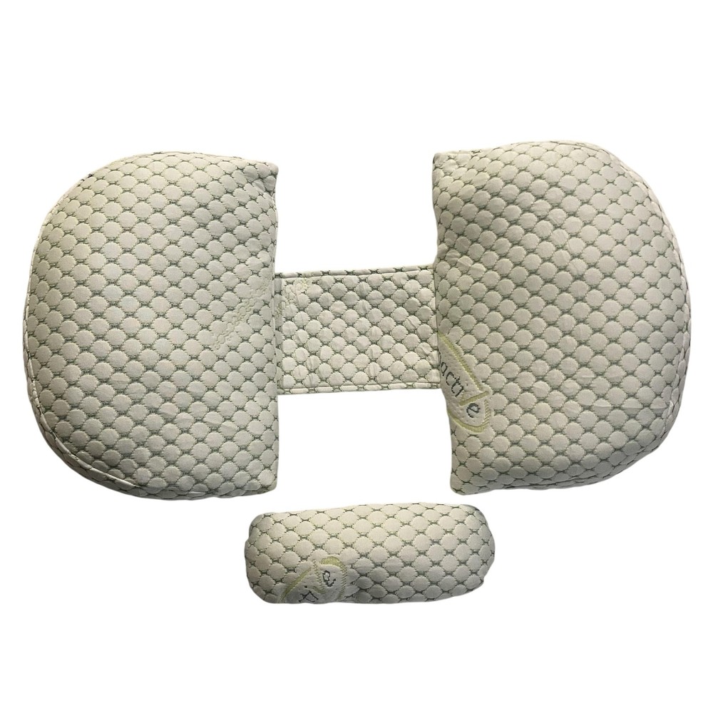 Oternal Pregnancy Pillow Double Wedge Maternity Adjustable Belly Back Support