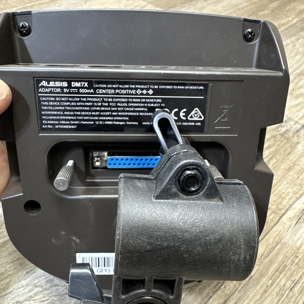 Alesis Nitro DM7X Drum Module Brain w/ Snake Cables & AC Adapter