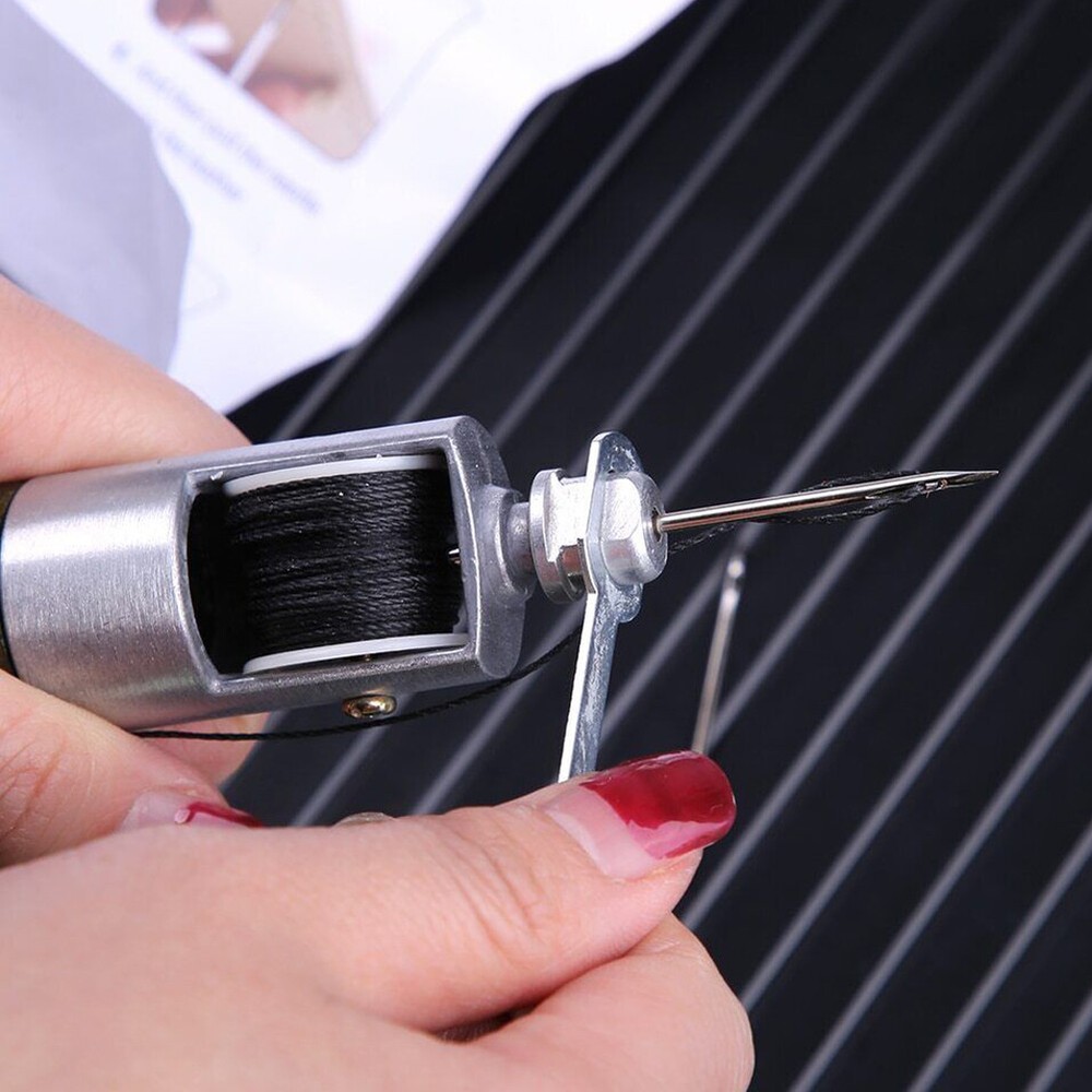 Leather Sewing Awl Thread Kits with Waxed Thread Manual Speedy Stitcher Tool