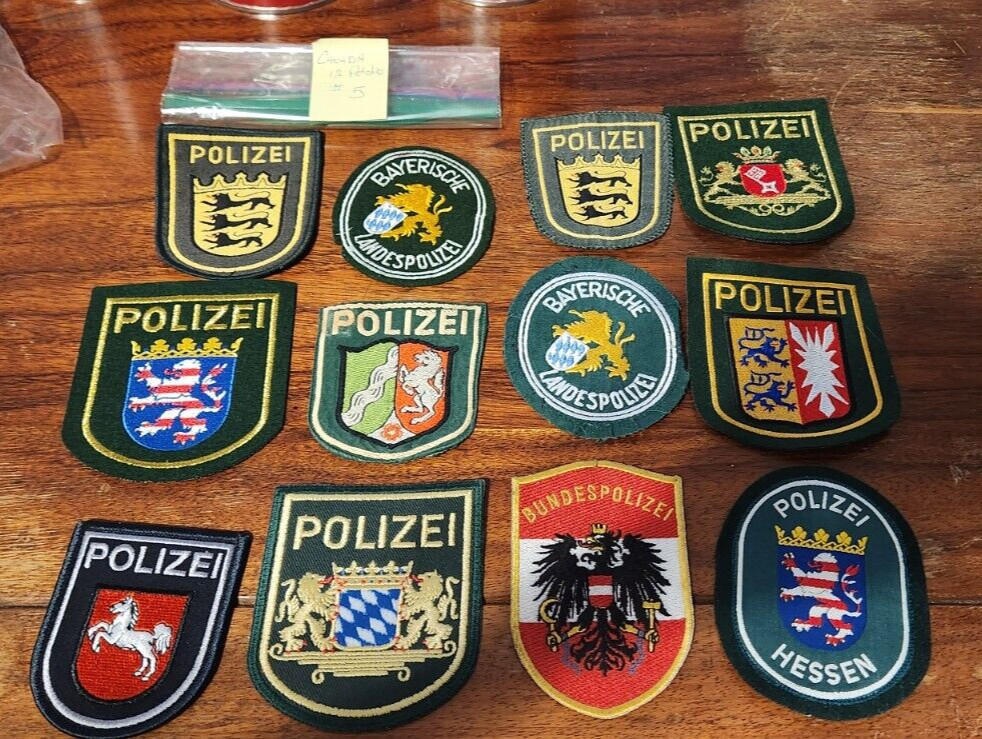 GERMAN LAW ENFORCEMENT PATCHES #5