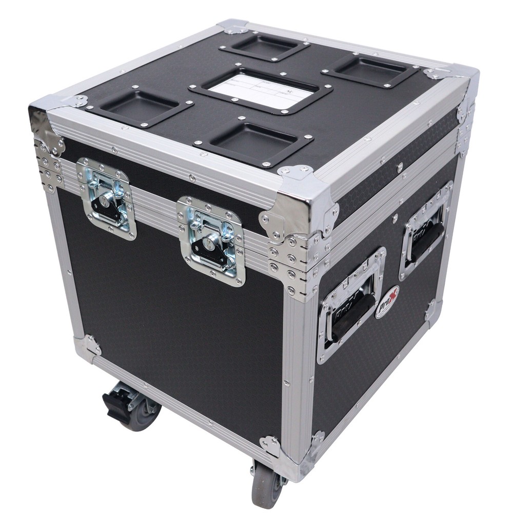 2 PROX ATA Flight Road Case DJ Utility Multipurpose Trunk w/ 4" Wheels