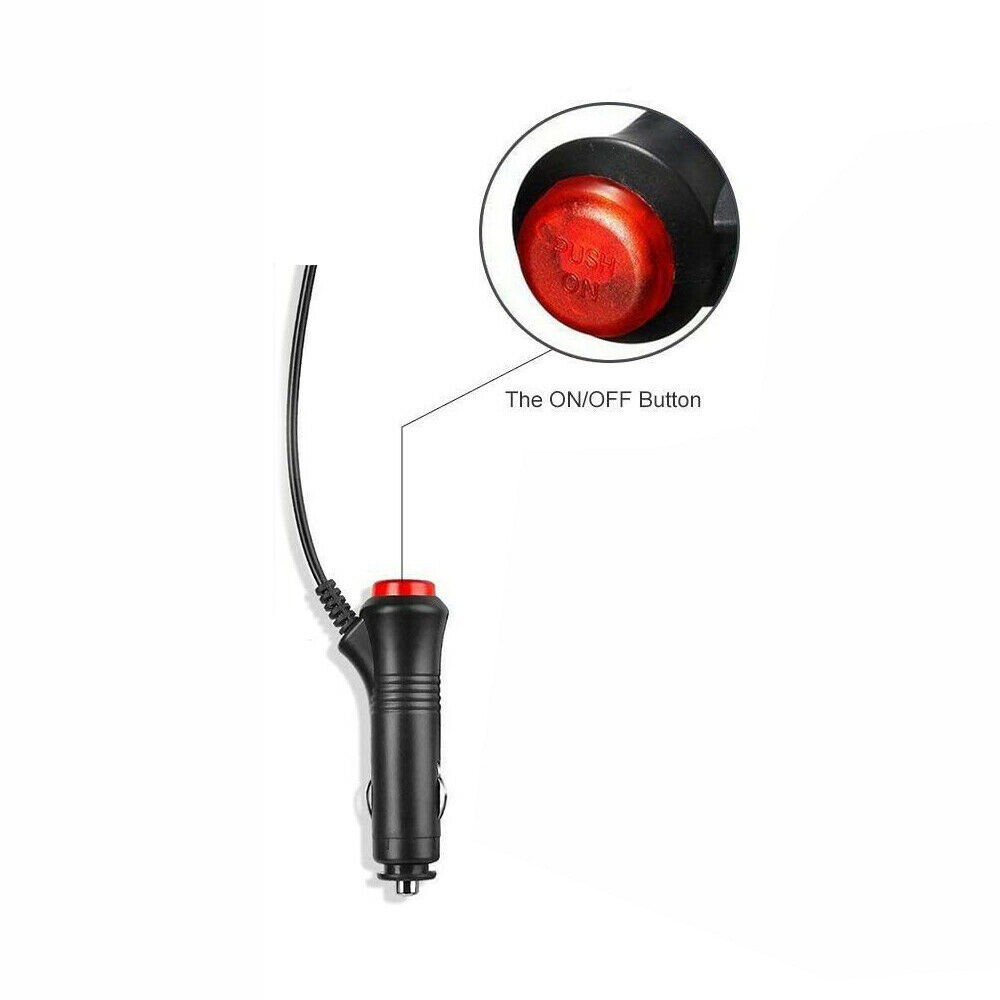 Car Cigarette Lighter Adapter For LED Light Strip Switch ON & OFF Atmosphere NN