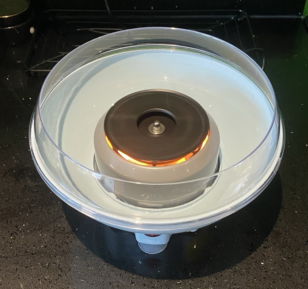 Giles & Posner EK2641GSBL Candy Floss Maker Only Used Once Complete