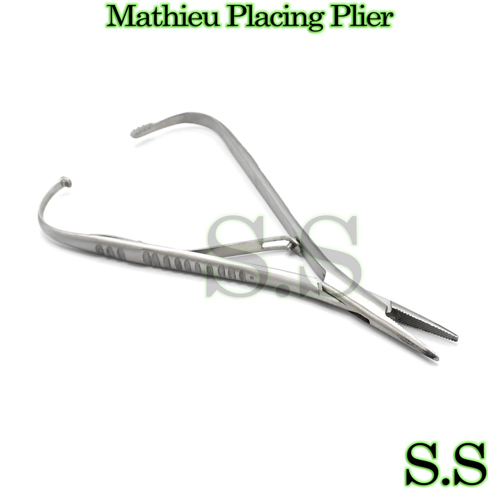 Mathieu Ligature Elastic Placing Plier 5.5" Elastomeric Orthiadontic