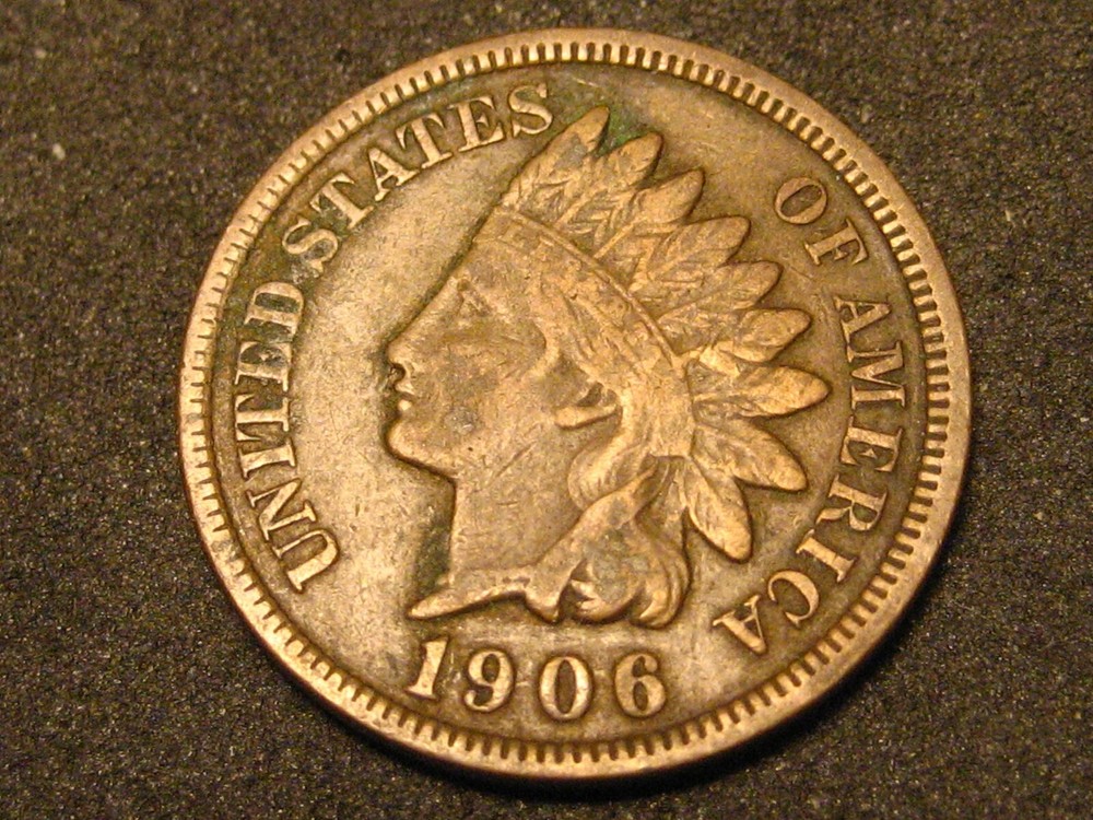 1906 Indian Head Cent Fine