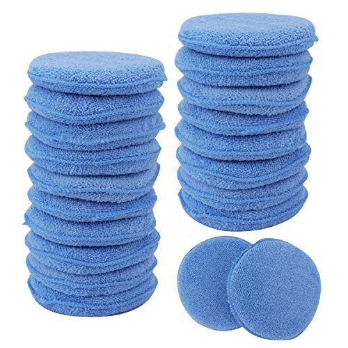 Microfiber Applicator Pads Wax Applicator, 20 Pack Foam Applicator Pads Car