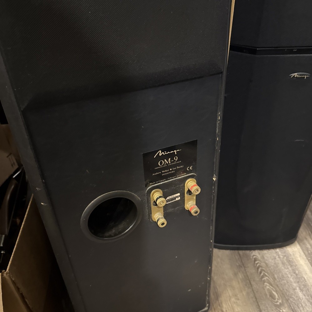 2-Mirage OM-9   Omni Polar Front Tower Speakers