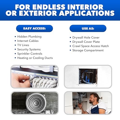 10x10 Access Panel for Drywall Plumbing Access Panel Ceiling Access 10" x 10"