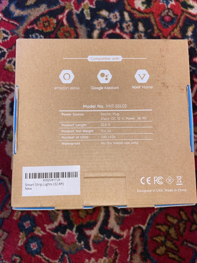 VONT Light Strip 32.8 ft Smart Strip Lights