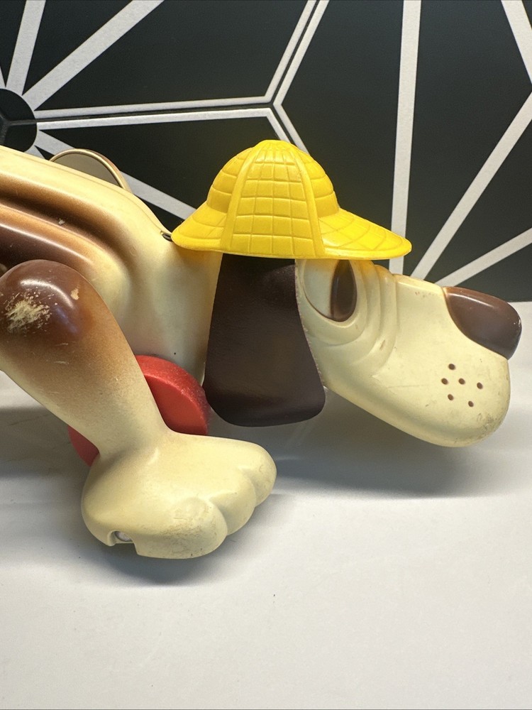 Vintage Hasbro Romper Room Digger the Hound Dog Pull String Toy