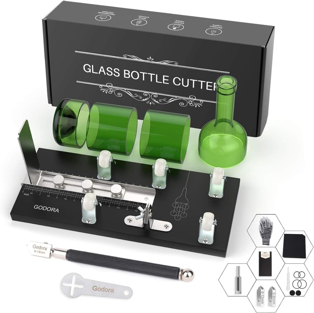 Glass Bottle Cutter Bundle - DIY Machine for Cutting Bottles