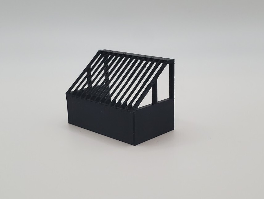 1/50 Scale Skid Steer Rock Grizzly in Black